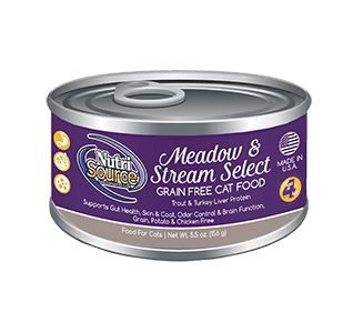 Nutrisource Grain Free Meadow & Stream Select Cat Canned Canned Cat Food - 5.5 oz - Cas...