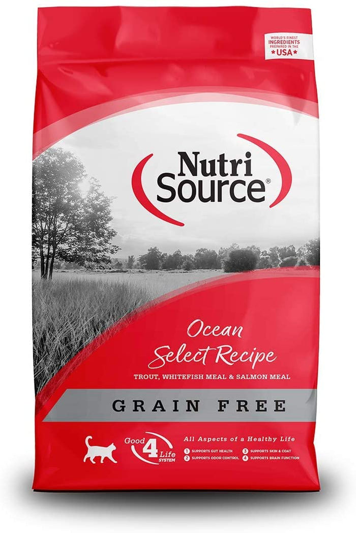 Nutrisource Grain Free Ocean Select Entree Dry Cat Food - 15 lb Bag