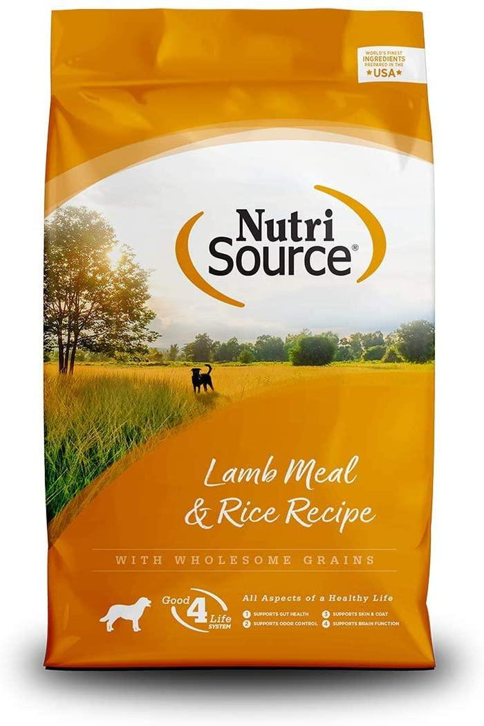 Nutrisource Lamb meal & Rice Dry Dog Food - 30 lb Bag