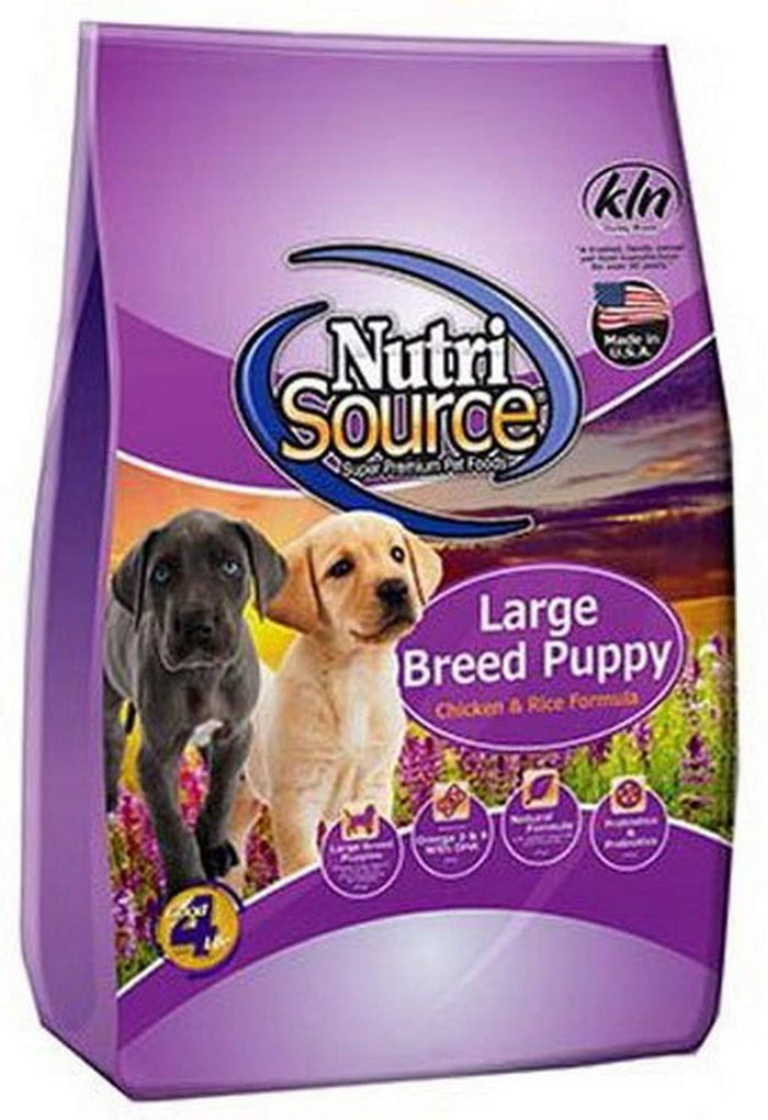 Nutrisource Large Breed Puppy Chicken & Rice Dry Dog Food - 30 lb Bag
