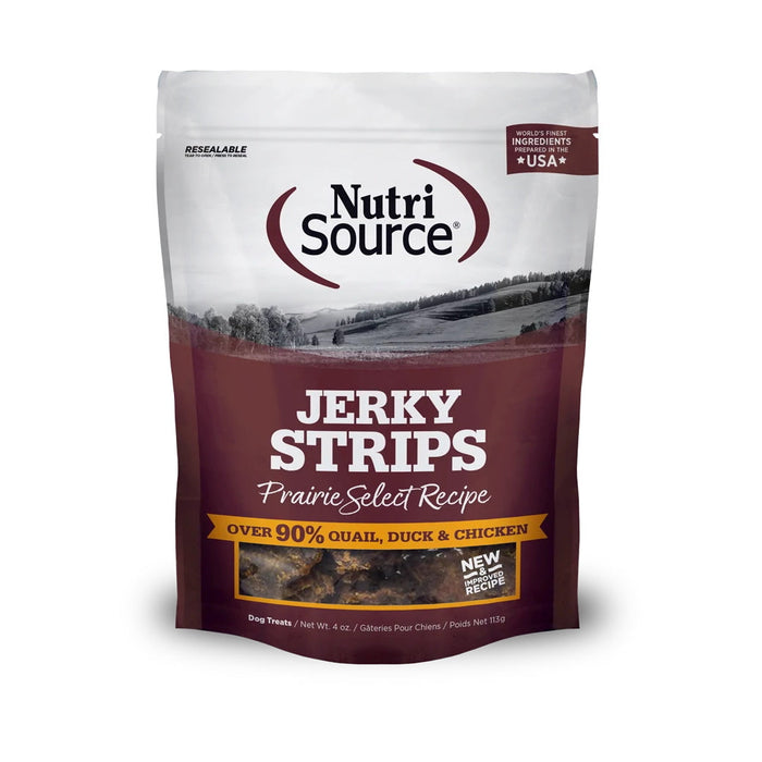 Nutrisource Prairie Select Jerky Dog Treats - 4 oz