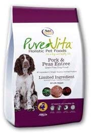 Nutrisource Pure Vita Grain Free Pork & Peas Dry Dog Food - 5 lb Bag