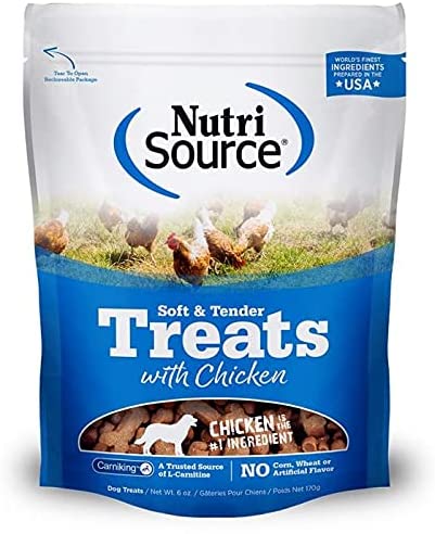 Nutrisource Soft & Tender Chicken Dog Treats - 14 oz