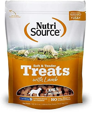 Nutrisource Soft & Tender Lamb Dog Treats - 14 oz
