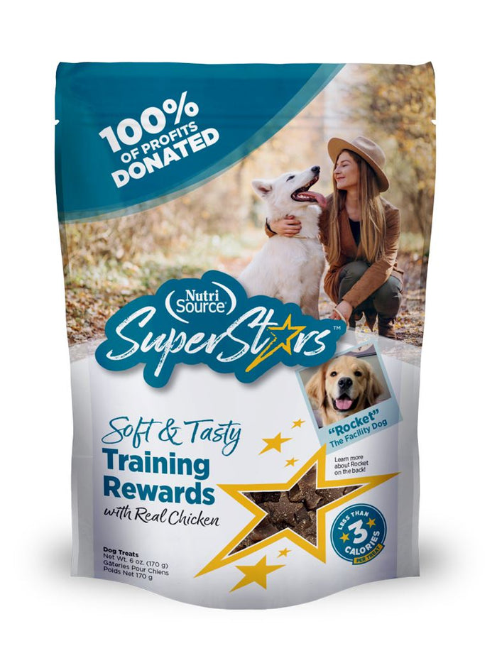 Nutrisource Superstar Chicken Training Dog Treats - 4 oz