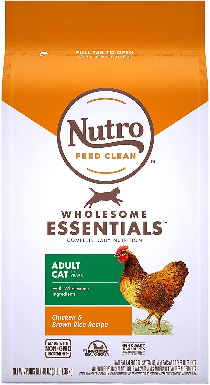 Nutro Adult Chicken Dry Cat Food - 3 lb Bag  