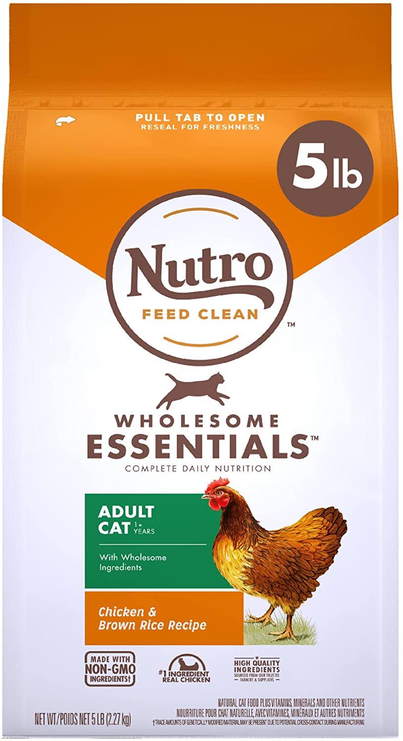 Nutro Adult Chicken Dry Cat Food - 5 lb Bag  