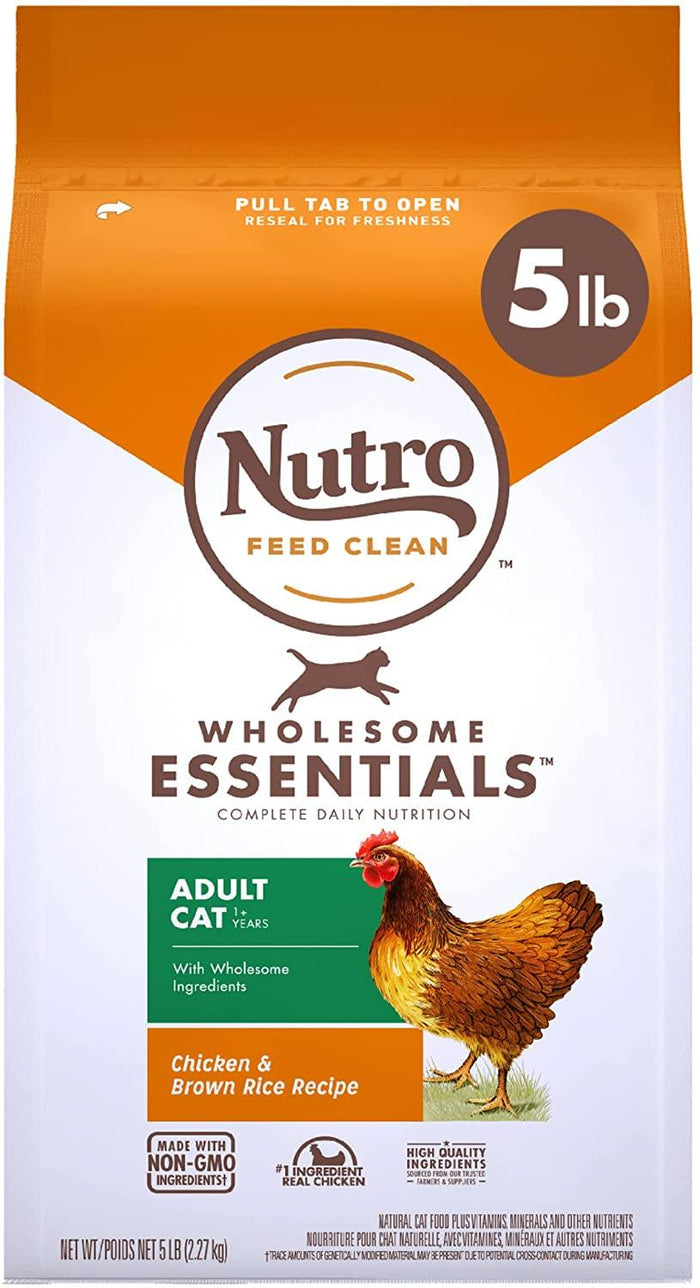 Nutro Adult Chicken Dry Cat Food - 5 lb Bag
