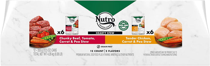 Nutro Cuts in Gravy 12.5oz Chicken & Beef Multi Pack Case Wet Dog Food - 12.5 oz - Case...