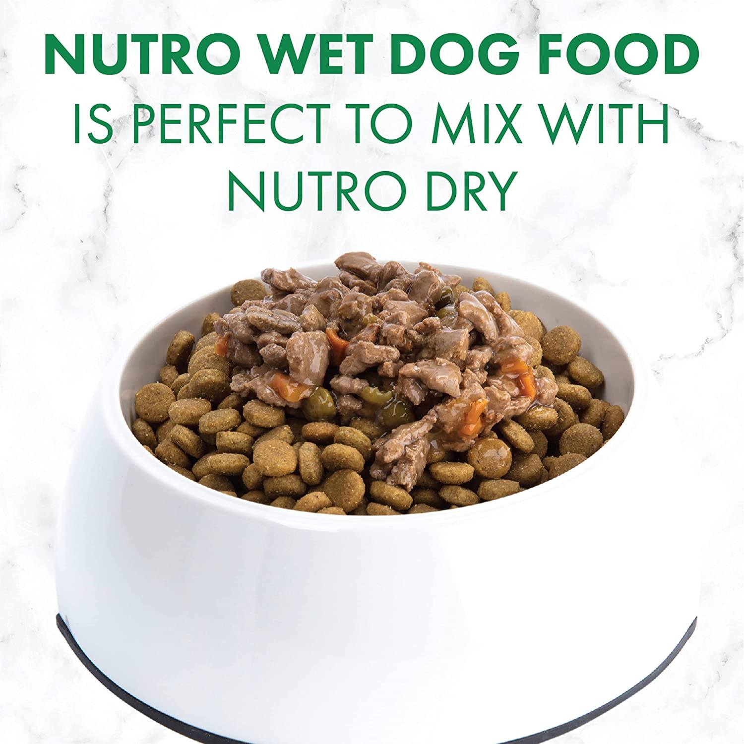 Nutro Cuts in Gravy 12.5oz Chicken & Beef Multi Pack Case Wet Dog Food - 12.5 oz - Case of 12  