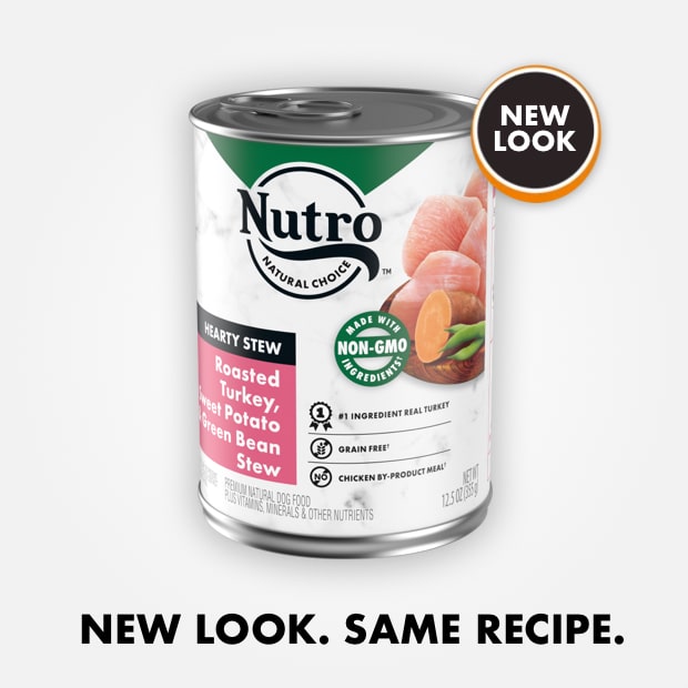 Nutro Hearty Stews Roasted Turkey, Sweet Potato & Green Bean Chunks in Gravy Canned Wet...