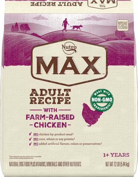 Nutro Max Adult Dry Dog Food - 12 Lbs  