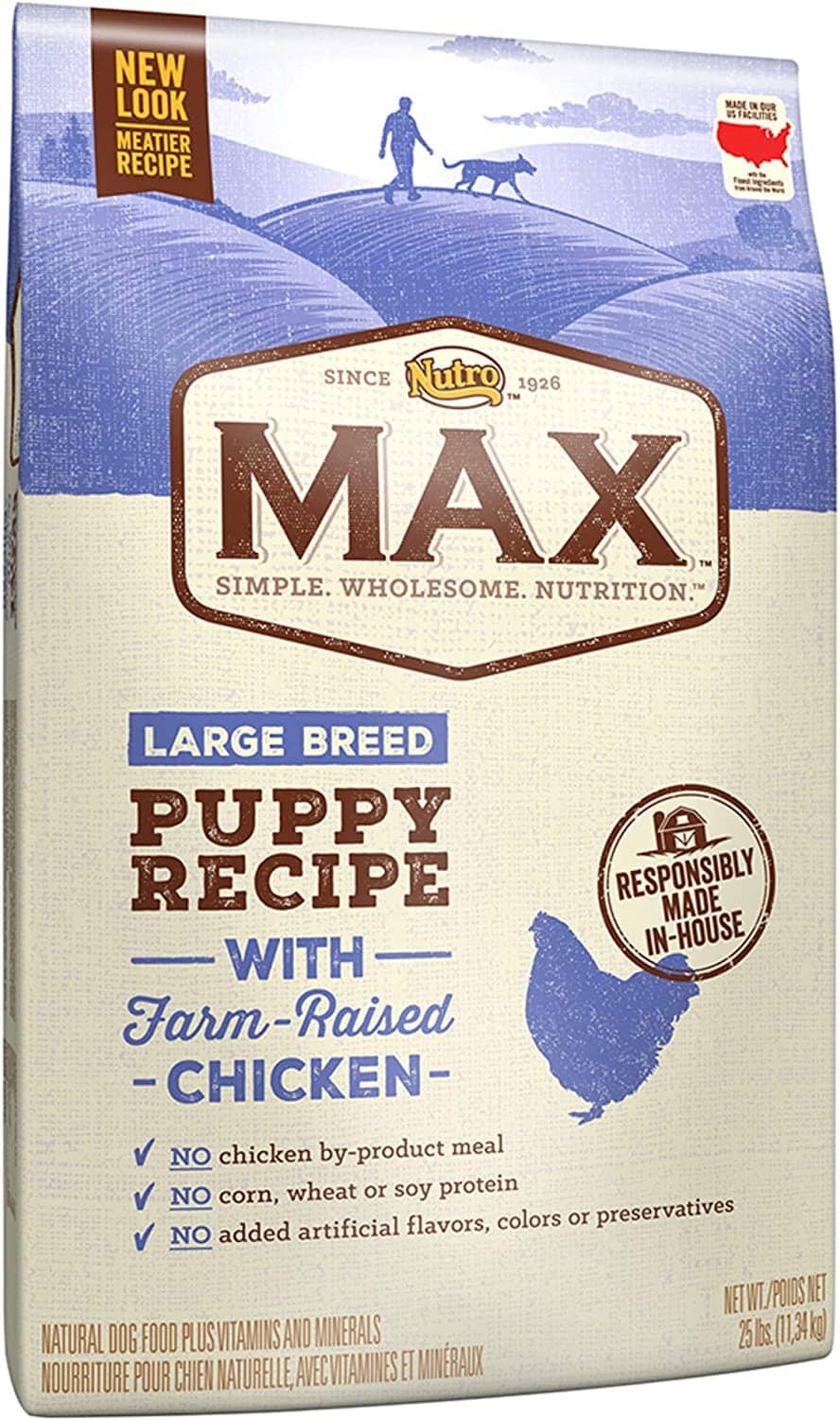 Nutro Max Large Breed Puppy Dry Dog Food - 25 Lbs  