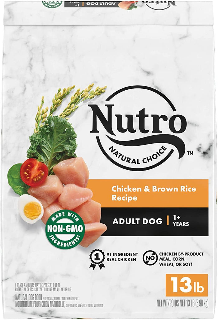 Nutro Natural Choice Adult Chicken & Brown Rice Dry Dog Food - 13 lb Bag