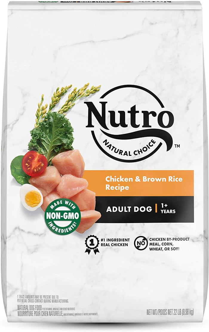 Nutro Natural Choice Adult Chicken, Rice & Sweet Potato Dry Dog Food - 22 lb Bag