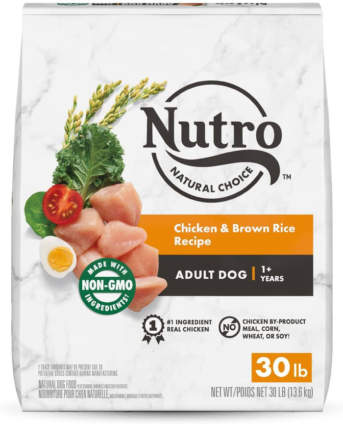 Nutro Natural Choice Adult Chicken, Rice & Sweet Potato Dry Dog Food - 30 lb Bag