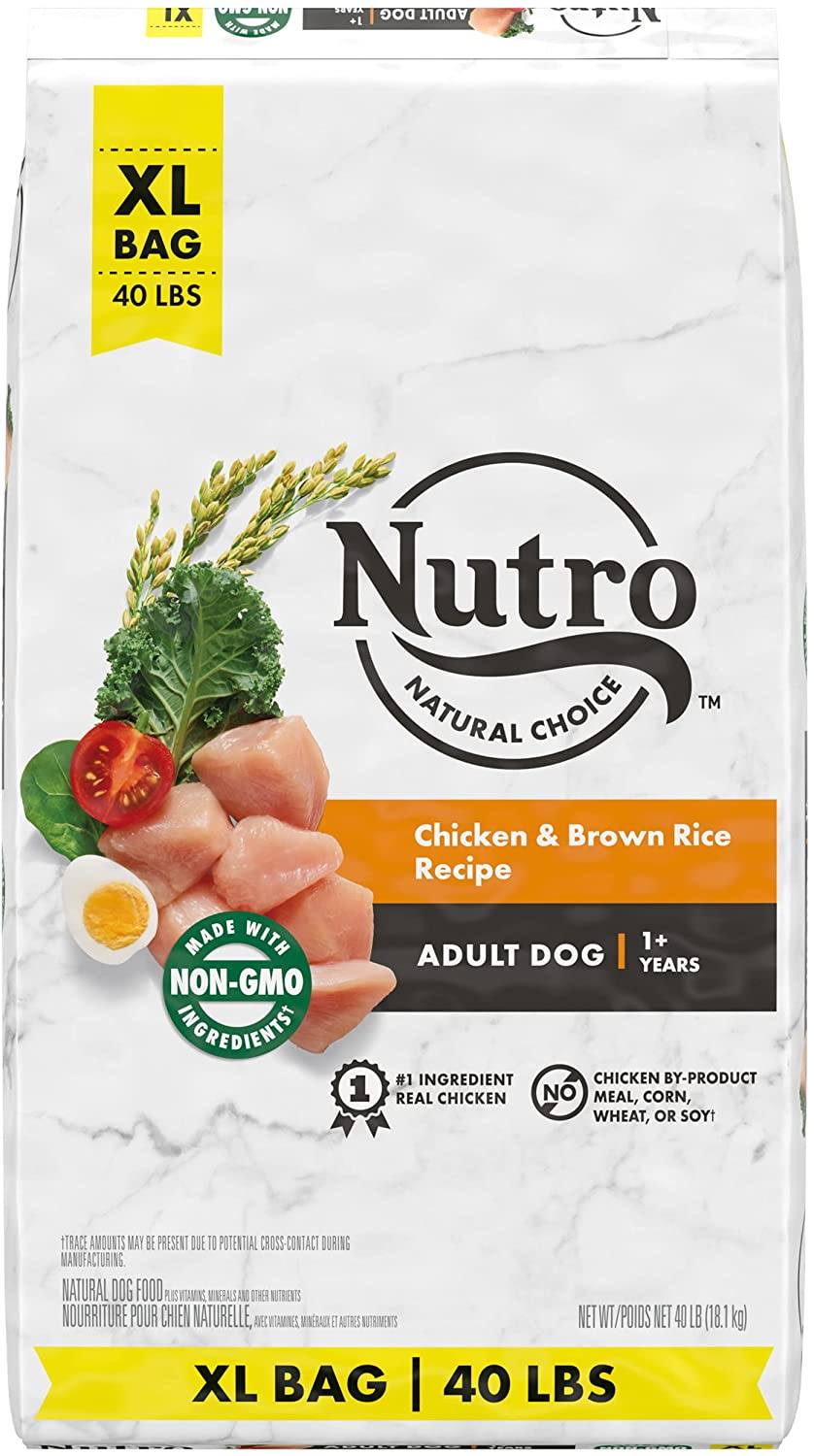 Nutro Natural Choice Adult Chicken, Rice & Sweet Potato Dry Dog Food - 40 lb Bag  