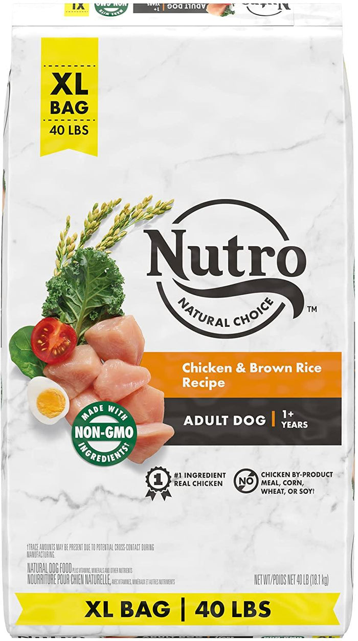 Nutro Natural Choice Adult Chicken, Rice & Sweet Potato Dry Dog Food - 40 lb Bag