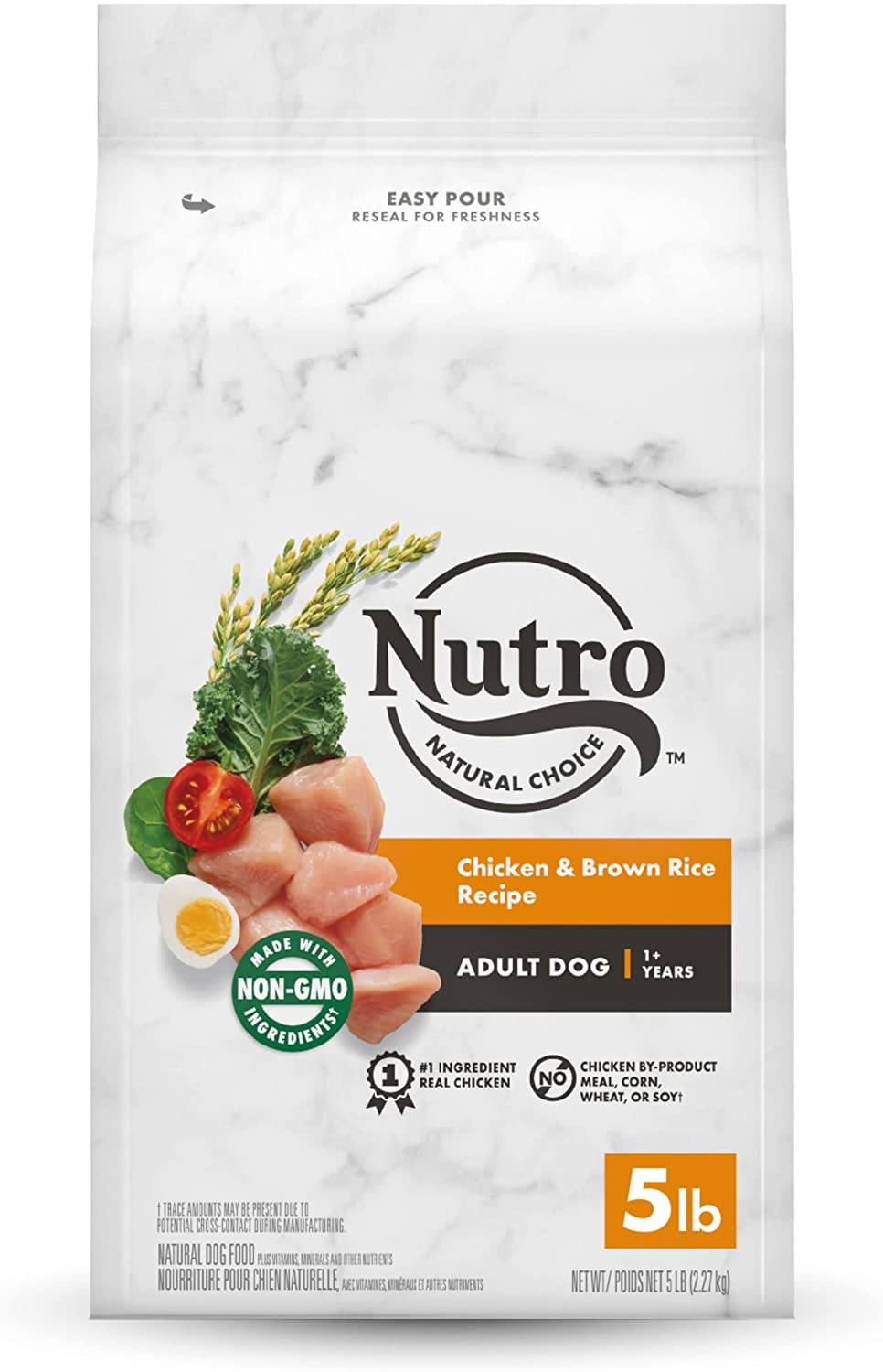 Nutro Natural Choice Adult Chicken, Rice & Sweet Potato Dry Dog Food - 5 lb Bag  