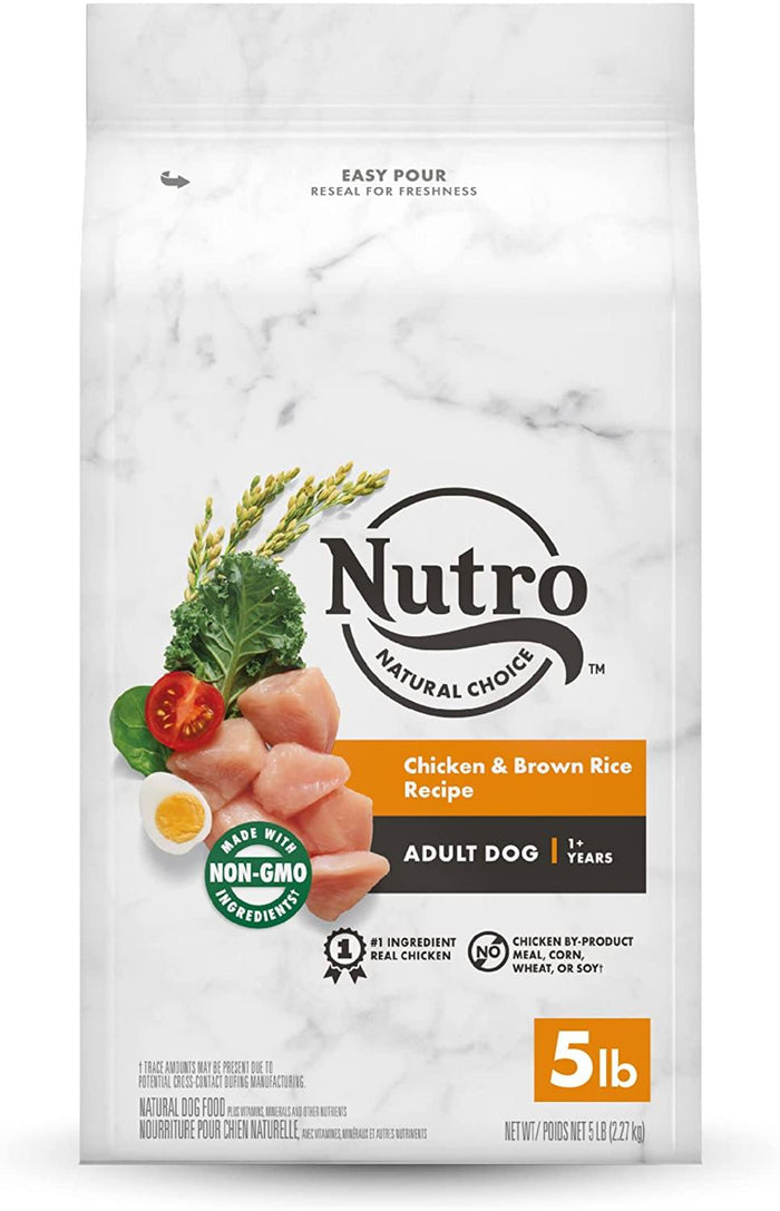 Nutro Natural Choice Adult Chicken, Rice & Sweet Potato Dry Dog Food - 5 lb Bag