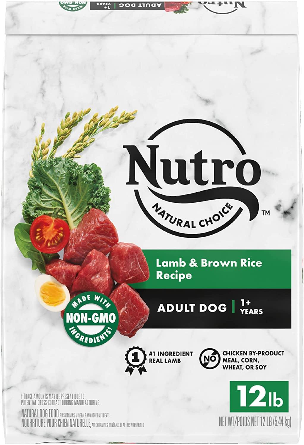 Nutro Natural Choice Adult Lamb & Brown Rice Dry Dog Food - 12 lb Bag  