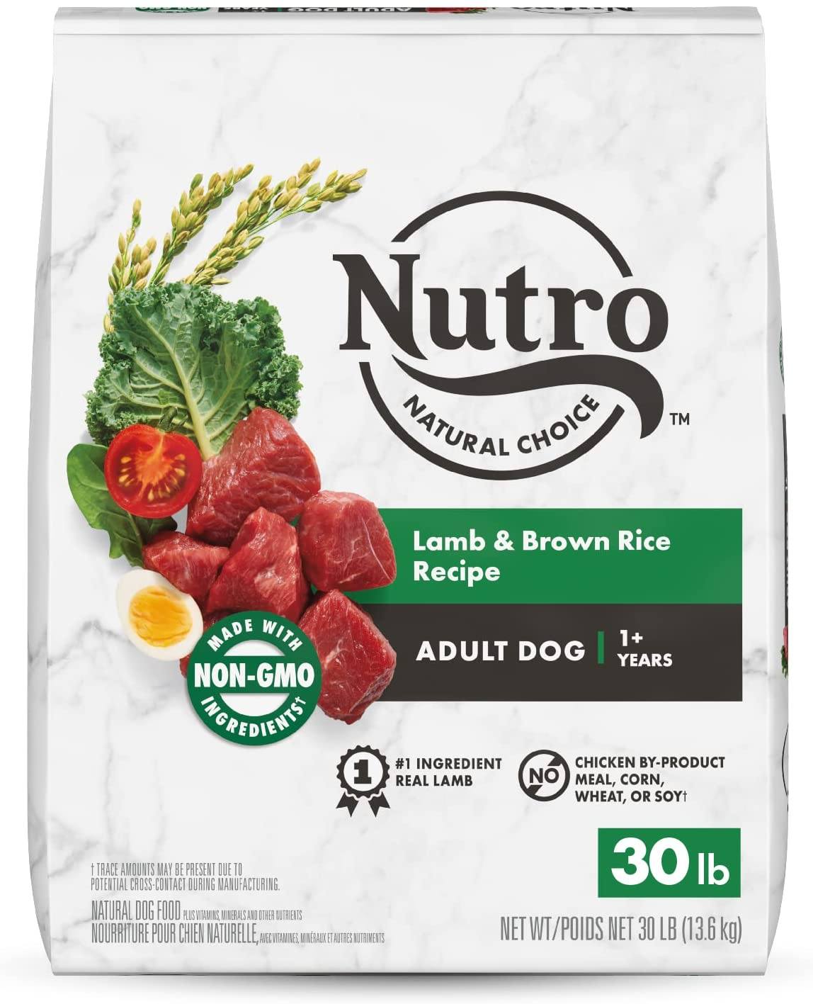 Nutro Natural Choice Adult Lamb & Rice Dry Dog Food - 30 lb Bag  