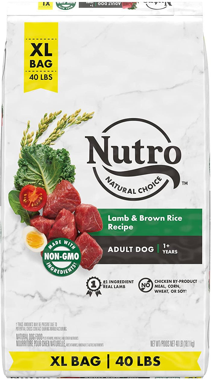 Nutro Natural Choice Adult Lamb & Rice Dry Dog Food - 40 lb Bag