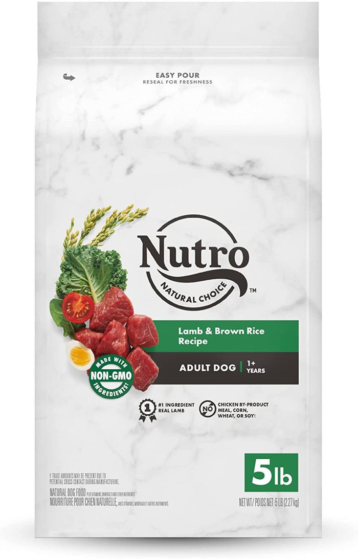 Nutro Natural Choice Adult Lamb & Rice Dry Dog Food - 5 lb Bag