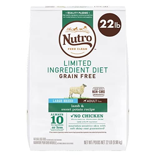Nutro Natural Choice Grain-Free Limited Ingredient Large Breed Lamb & Sw Potato Dry Dog...