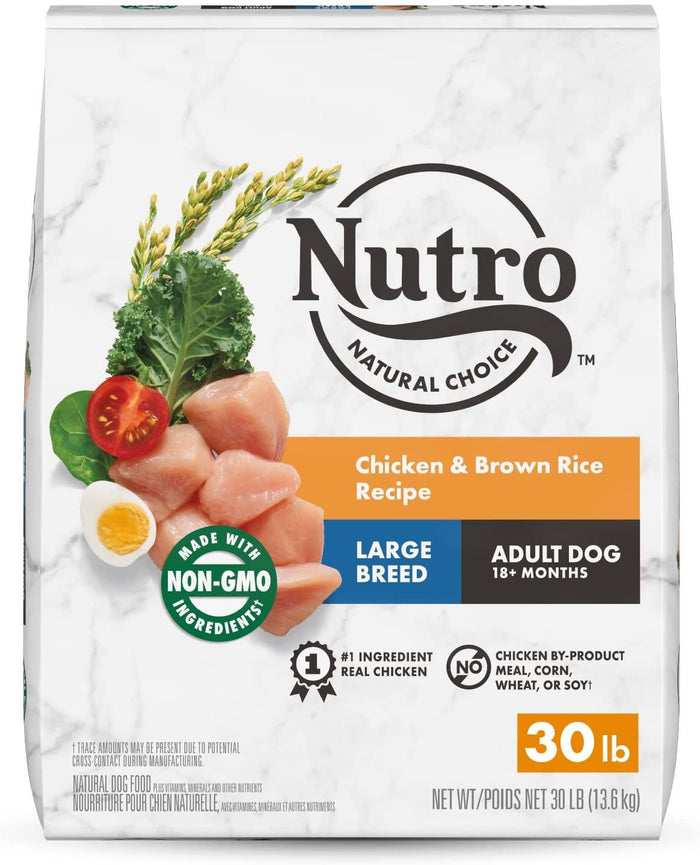 Nutro Natural Choice Large Breed Adult Chicken, Rice & Sweet Potato Dry Dog Food - 30 l...
