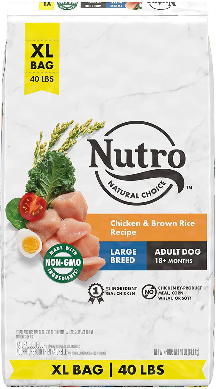 Nutro Natural Choice Large Breed Adult Chicken, Rice & Sweet Potato Dry Dog Food - 40 l...