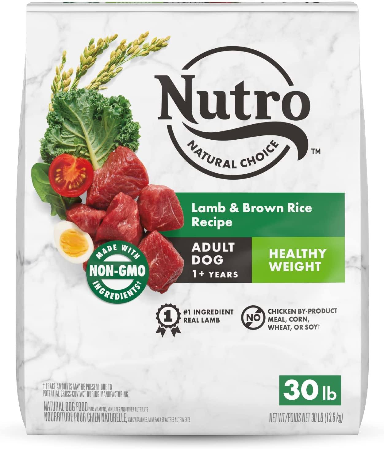 Nutro Natural Choice Lite Weight Loss Adult Lamb & Rice Dry Dog Food - 30 lb Bag  