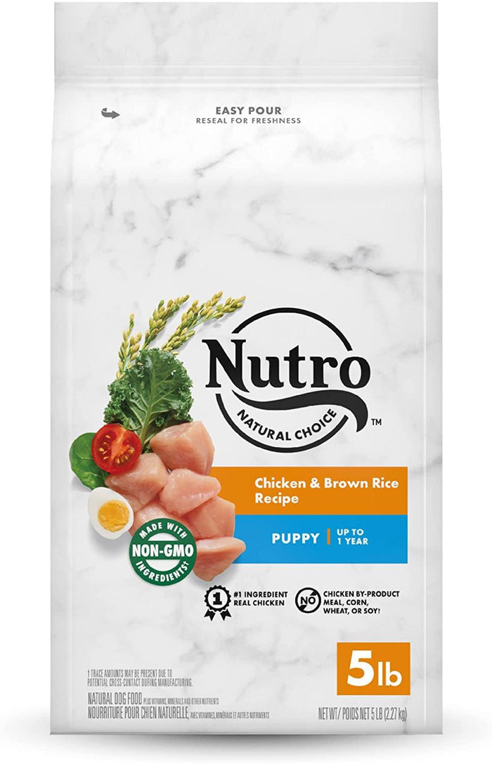 Nutro Natural Choice Puppy Chicken, Rice & Sweet Potato Dry Dog Food - 5 lb Bag
