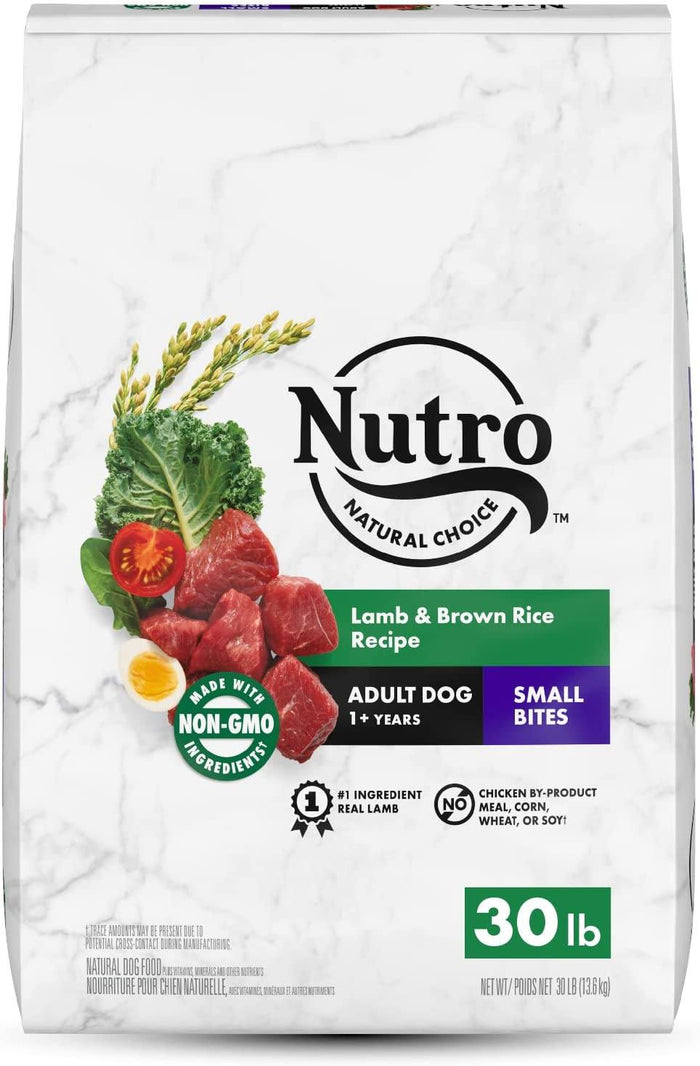 Nutro Natural Choice Small Bites Adult Lamb & Rice Dry Dog Food - 30 lb Bag