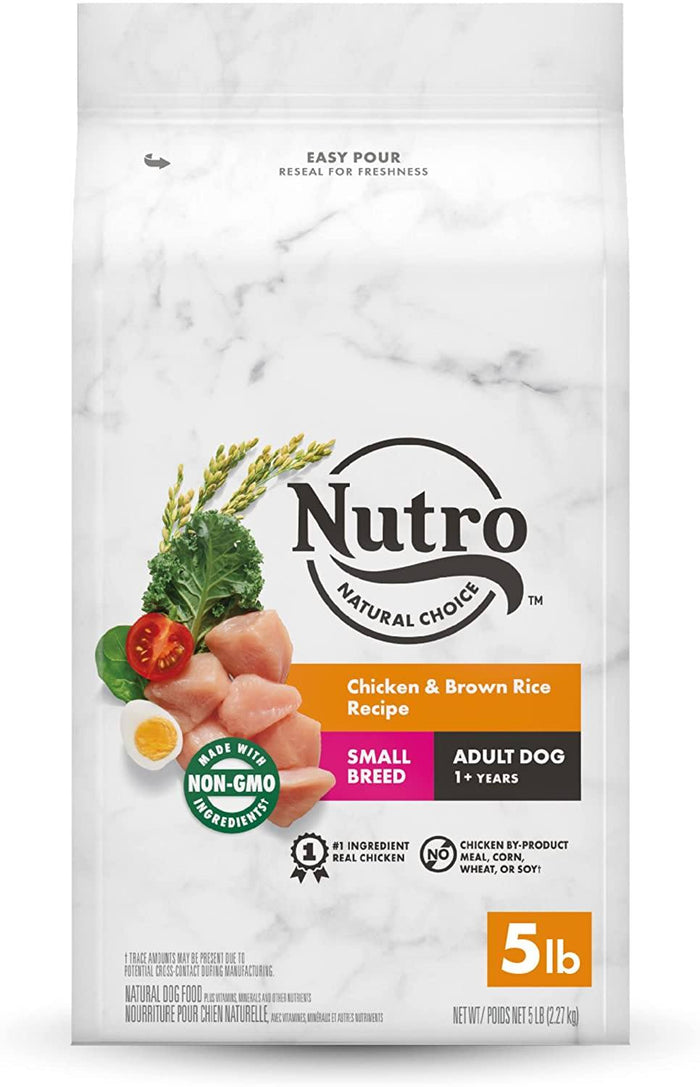 Nutro Natural Choice Small Breed Adult Chicken, Rice & Sweet Potato Dry Dog Food - 5 lb...