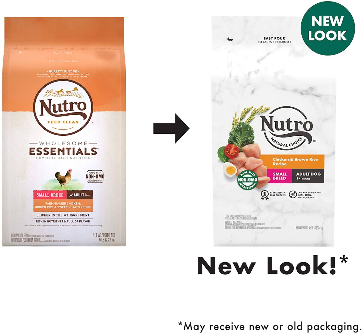 Nutro Natural Choice Small Breed Adult Chicken, Rice & Sweet Potato Dry Dog Food - 5 lb Bag  