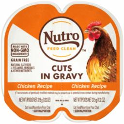 Nutro Perfect Portions Cuts in Gravy Chicken Canned Cat Food - 2.65 oz - Case of 24  