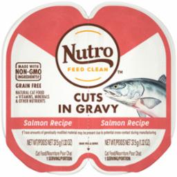 Nutro Perfect Portions Cuts in Gravy Salmon Canned Cat Food - 2.65 oz - Case of 24