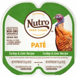 Nutro Perfect Portions Pate Turkey & Liver Canned Cat Food - 2.65 oz - Case of 24  