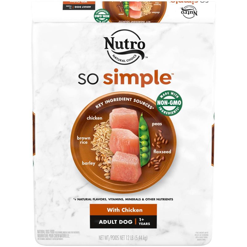 Nutro So Simple Chicken Dry Dog Food - 12 lb Bag  