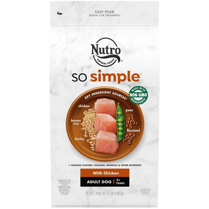 Nutro So Simple Chicken Dry Dog Food - 4.5 lb Bag