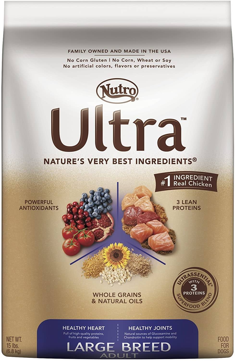 Nutro Ultra Large Breed Adult Dry Dog Food - 15 lb Bag  