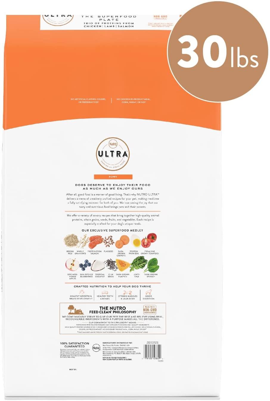 Nutro Ultra Puppy Dry Dog Food - 30 lb Bag  