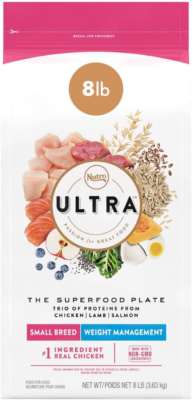 Nutro Ultra Small Breed Weight Management Dry Dog Food - 8 lb Bag  