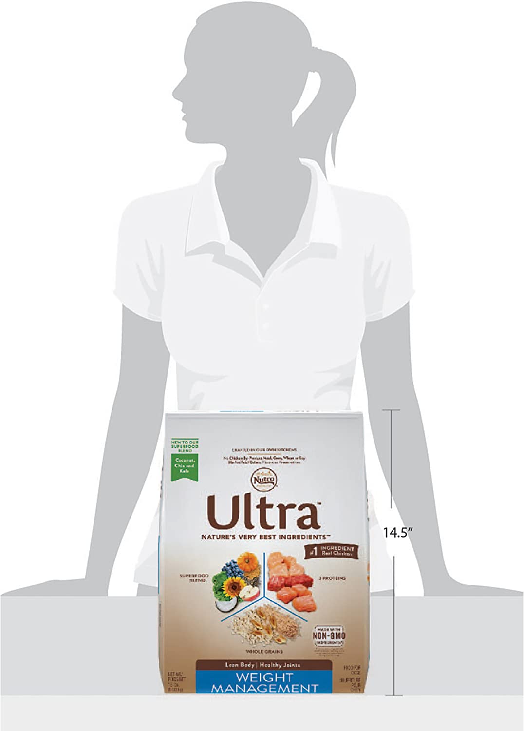 Nutro Ultra Weight Management Dry Dog Food - 15 lb Bag  