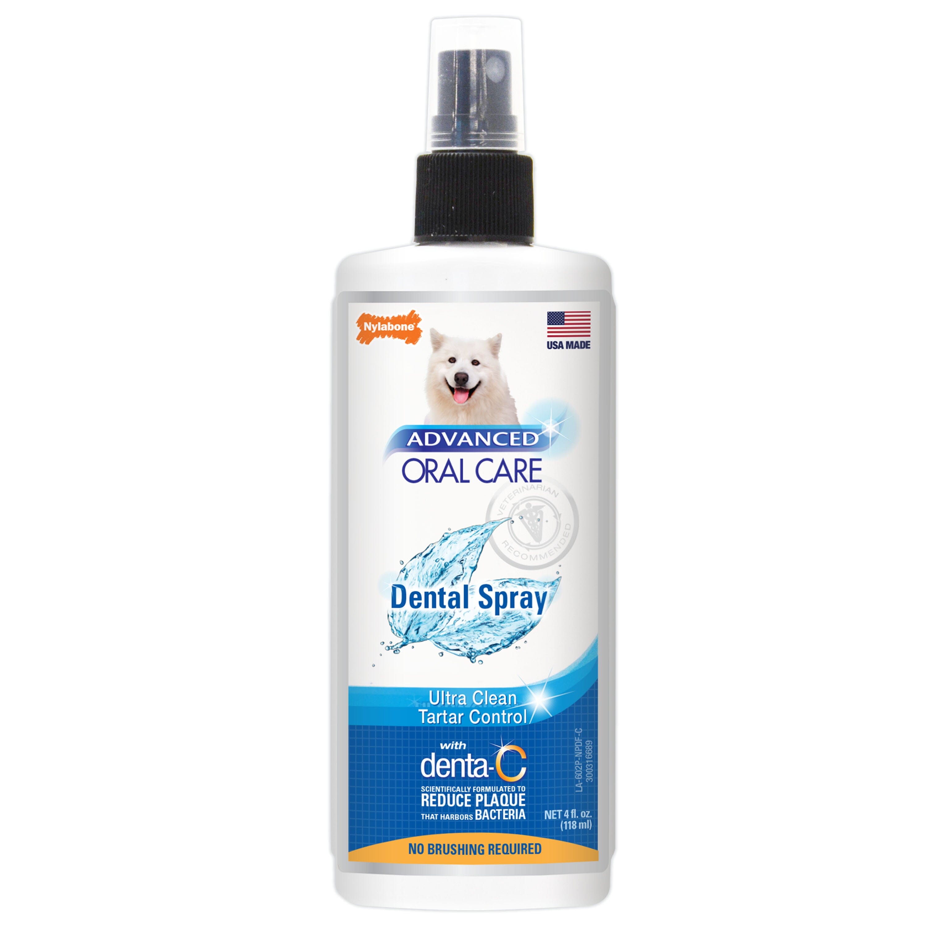 Nylabone Advanced Oral Care Dental Spray Dental Spray Fresh Breath - 4 Oz.  