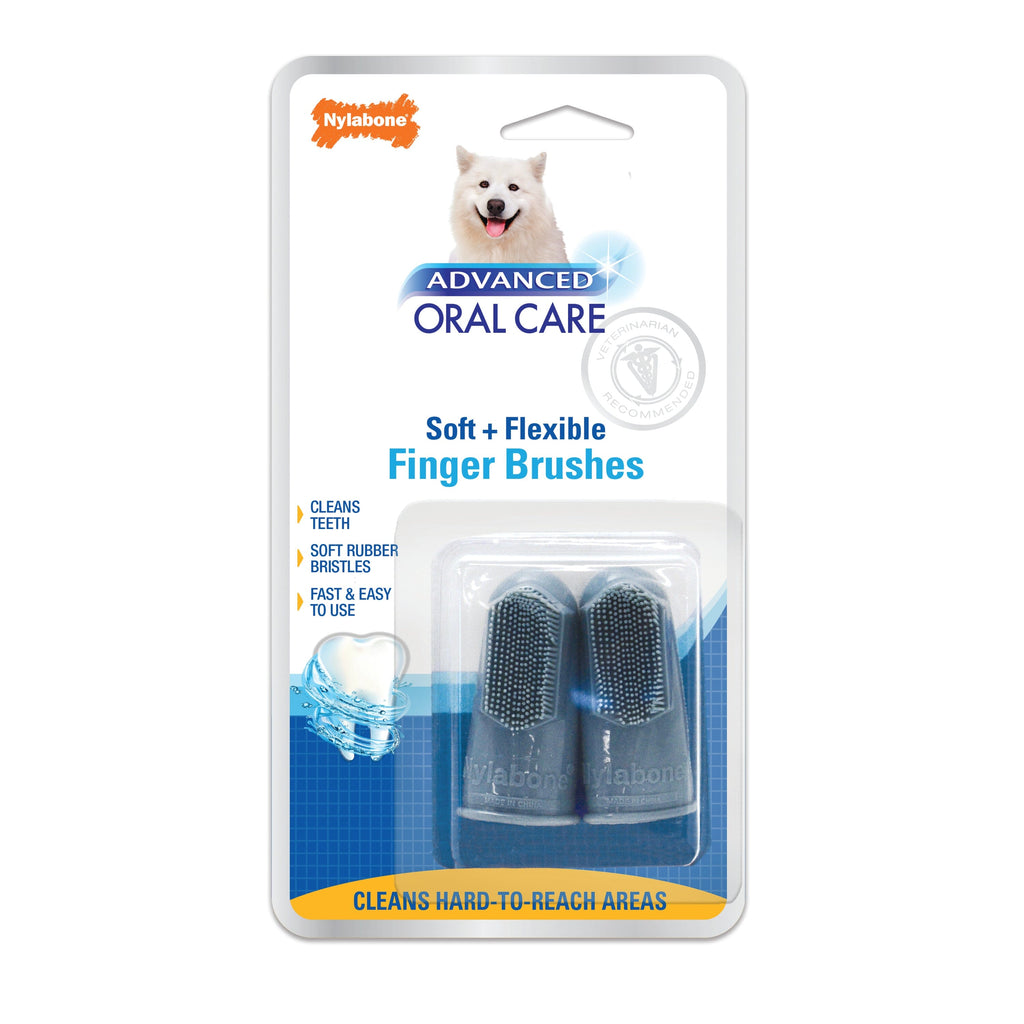 Nylabone Advanced Oral Care Finger Brush 2 Count - 2 Count  