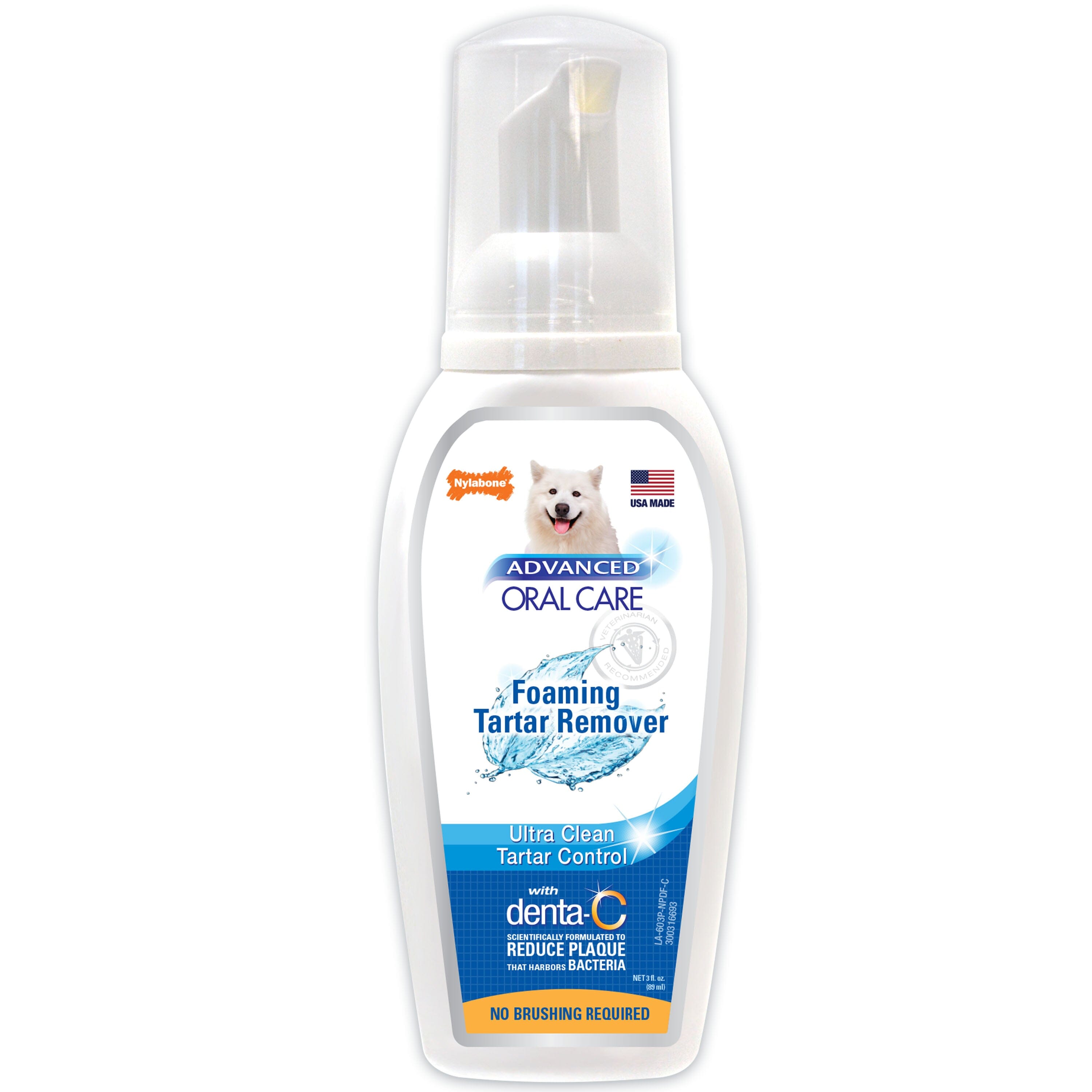 Nylabone Advanced Oral Care Foaming Tartar Remover Original - 4 Oz.  