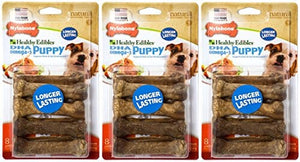 Nylabone Healthy Edibles Puppy Natural Chew Dog Biscuits Treats - Lamb/Apple - Petite -...