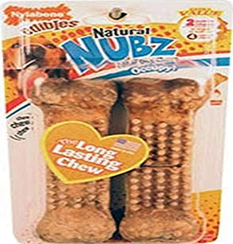 Nylabone Nubz Edibles Chew Dog Dental and Hard Chews - Chicken - Jumbo - 2 Pack
